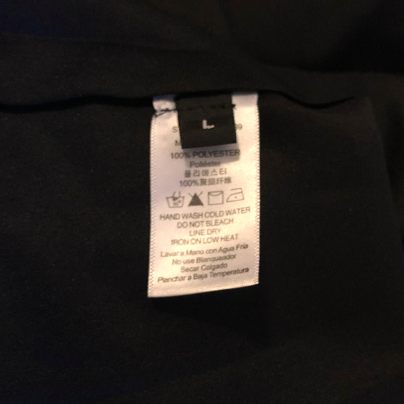 NWT Fab'rik Black Scallop Cocktail Dress - Picture 6 of 6